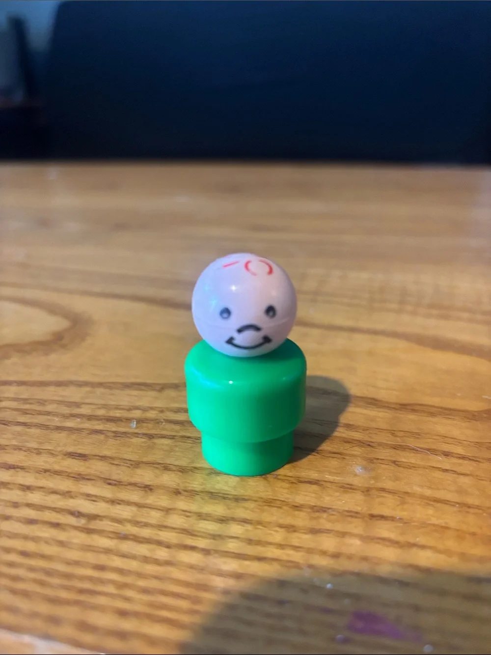 Vintage Fisher Price Little People Man Green Body
